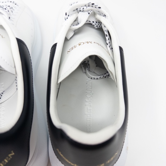 Alexander McQueen Oversized Sneakers White Jet Black Women EU 41 US 11 - Picture 6 of 8